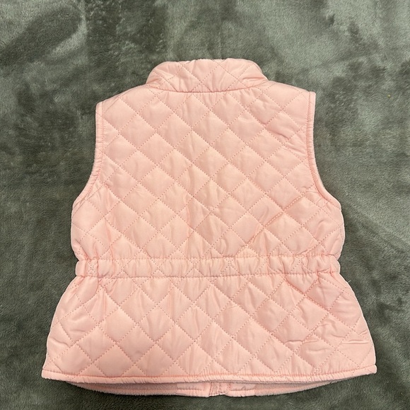 Pink Old Navy Puffer Vest Size 6-12m - Picture 2 of 5